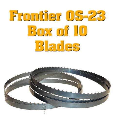 This item: Wood-Mizer DoubleHard 144" <b>Sawmill</b> <b>Bandsaw</b> <b>Blades</b> 10° - Box of 5 $130. . Frontier sawmill blades